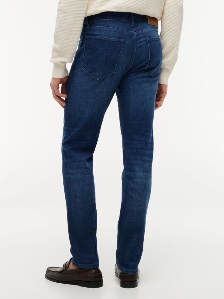 Blue Blugi Bleecker Cu Croiala Slim  Barbati