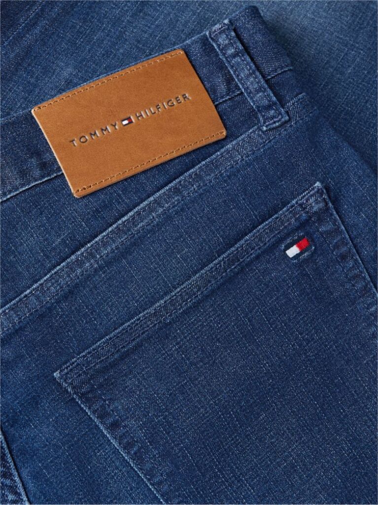Blue Blugi Bleecker Cu Croiala Slim  Barbati