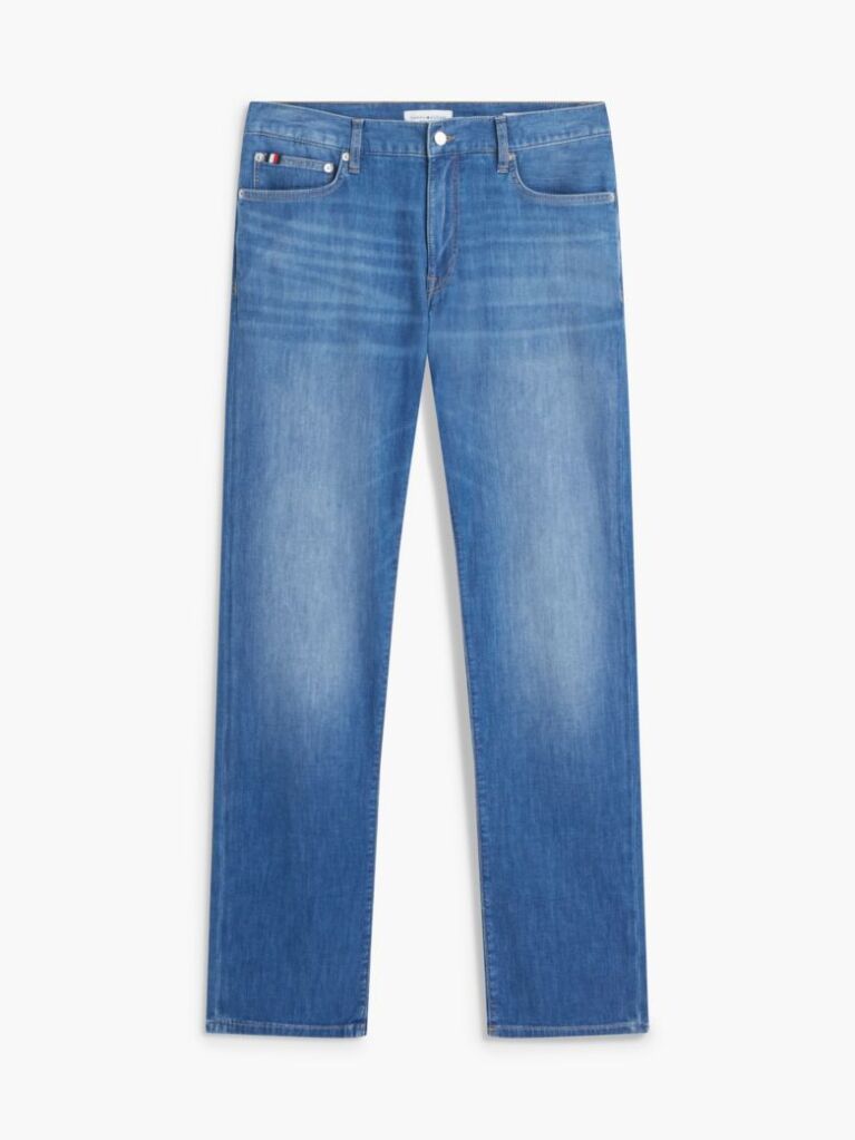 Blue Denton Blugi Drepti Cu Croiala Slim   Barbati