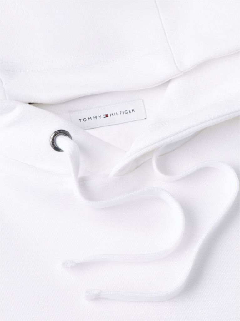 White Back Graphic Relaxed Terry Hoody  Men