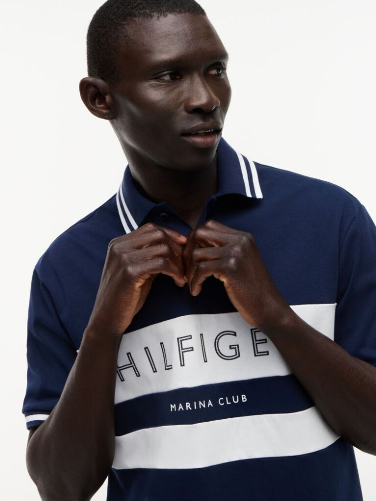Multi Tricou Polo Cu Croiala Normala Si Detaliu Cu Logo  Barbati