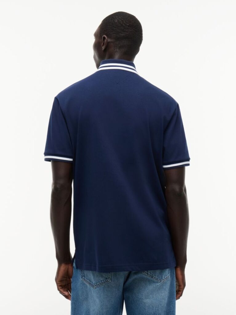 Multi Tricou Polo Cu Croiala Normala Si Detaliu Cu Logo  Barbati