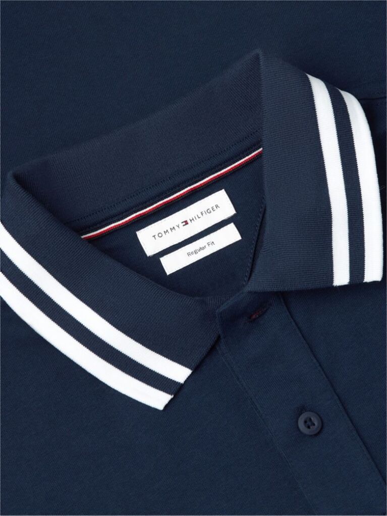 Multi Tricou Polo Cu Croiala Normala Si Detaliu Cu Logo  Barbati