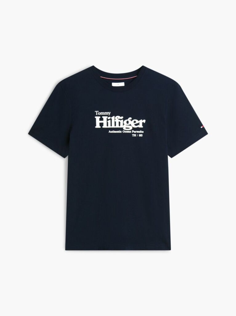 Blue Logo Graphic Jersey T-Shirt  Men