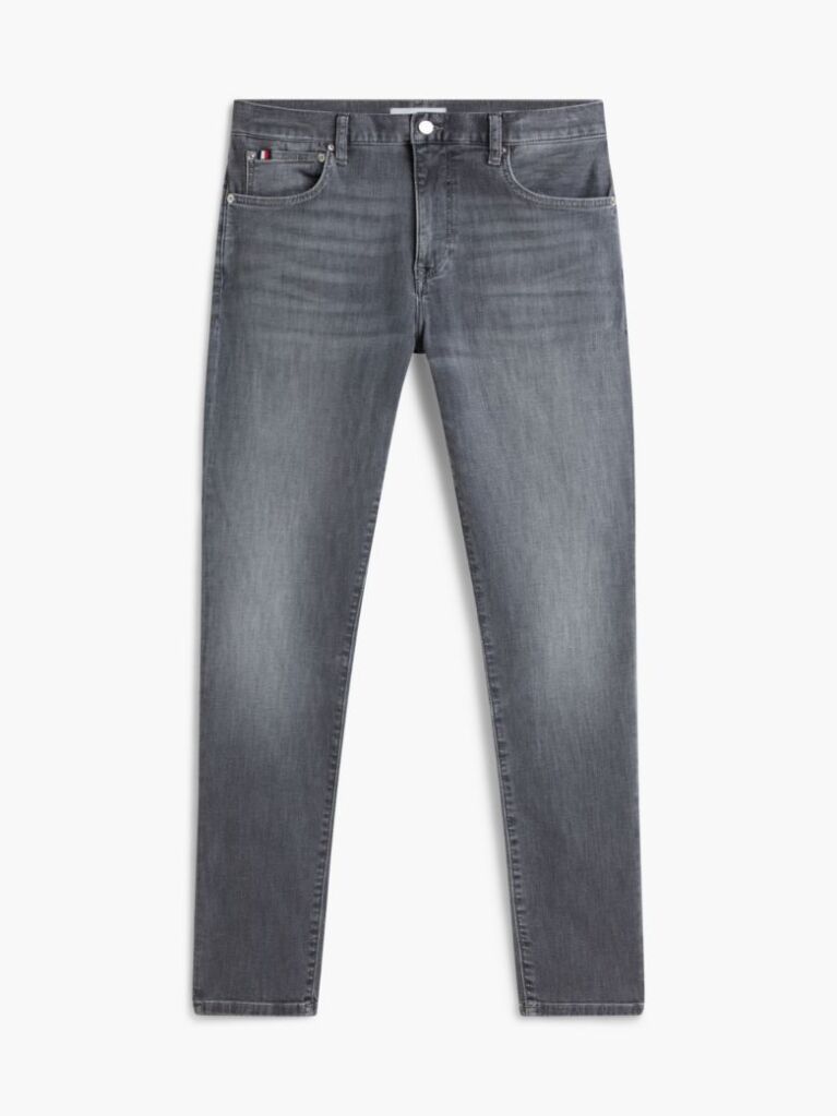 Gri Blugi Slim Decolorati Bleecker  Barbati