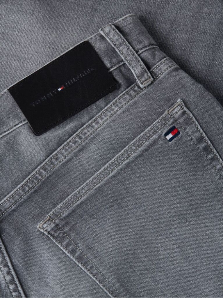 Gri Blugi Slim Decolorati Bleecker  Barbati