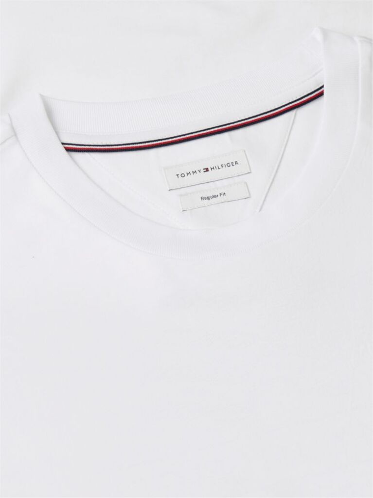 White Wavy Flag Back Graphic Jersey T-Shirt  Men
