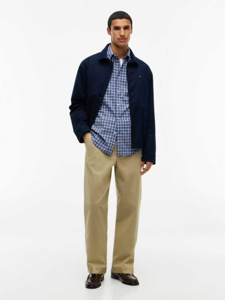 Multi Regular Fit Flex Tartan Poplin Shirt  Men