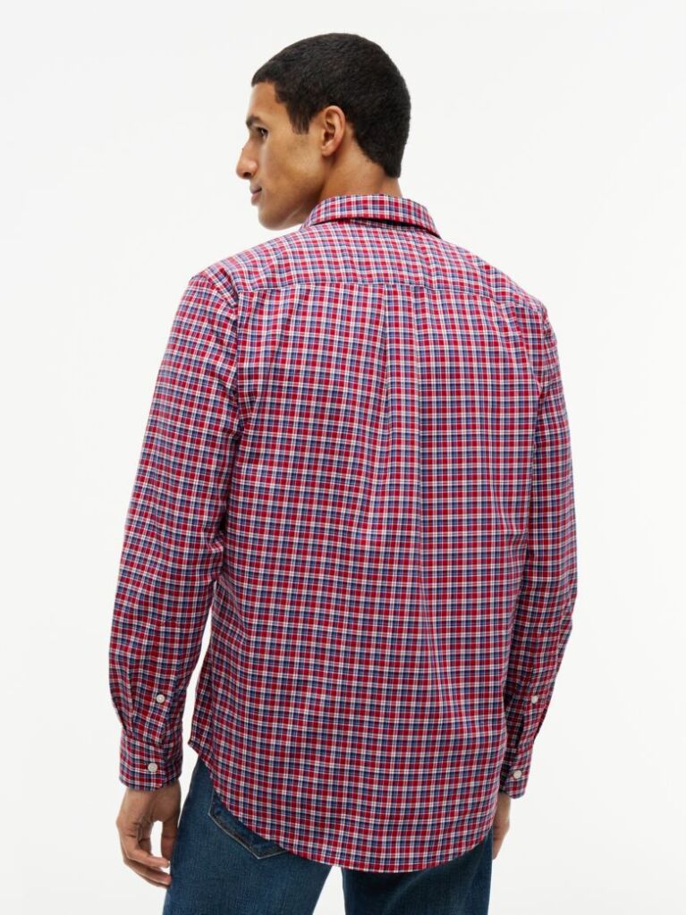 Multi Camasa Flex Tartan Din Poplina Cu Croiala Regular  Barbati