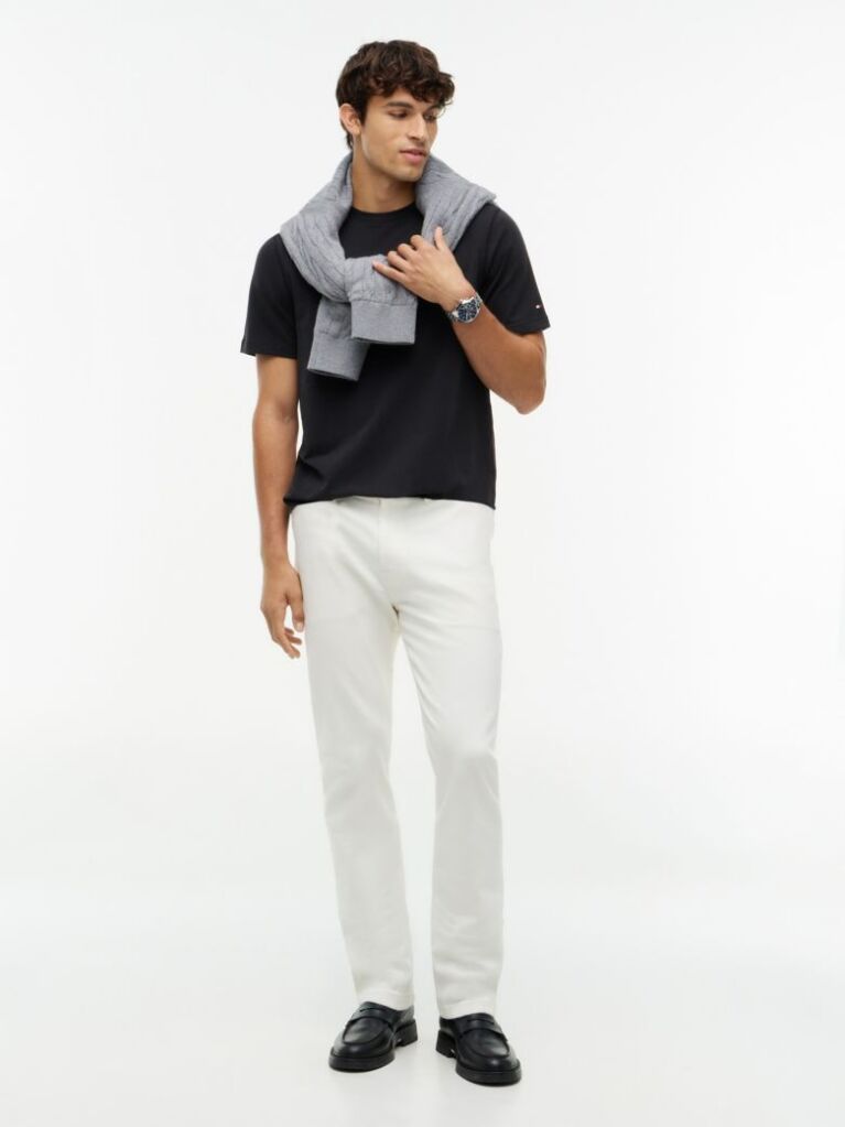Negru T-Shirt Performance Flex Din Terry   Barbati