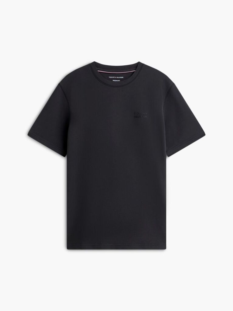 Negru T-Shirt Performance Flex Din Terry   Barbati