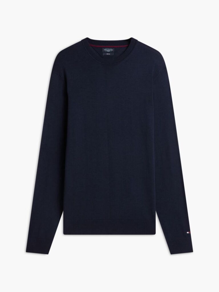 Blue Pulover New York Label Din Lana Pura  Barbati