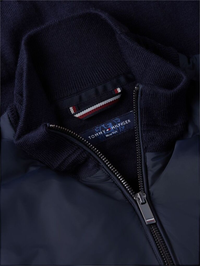 Blue Jacketa New York Label Din Amestec De Lana  Barbati
