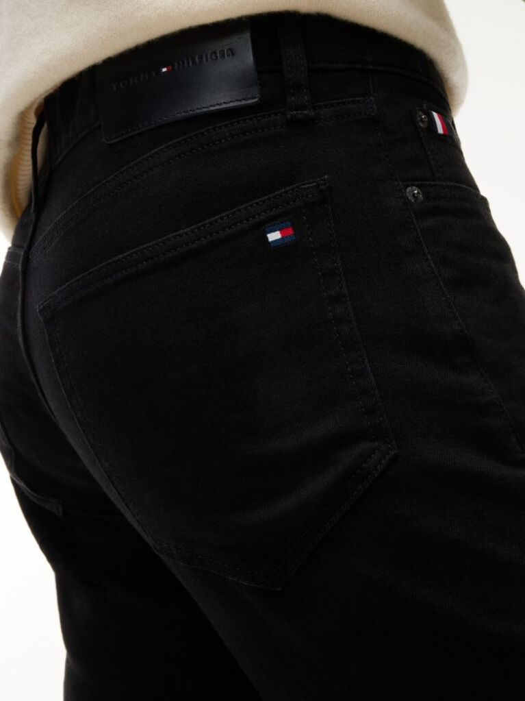 Negru Blugi Negri Bleeker Cu Croiala Slim  Barbati