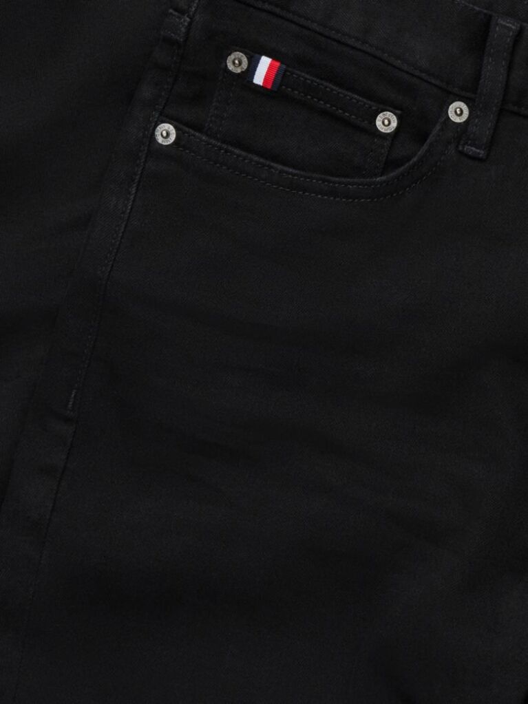 Negru Blugi Negri Bleeker Cu Croiala Slim  Barbati