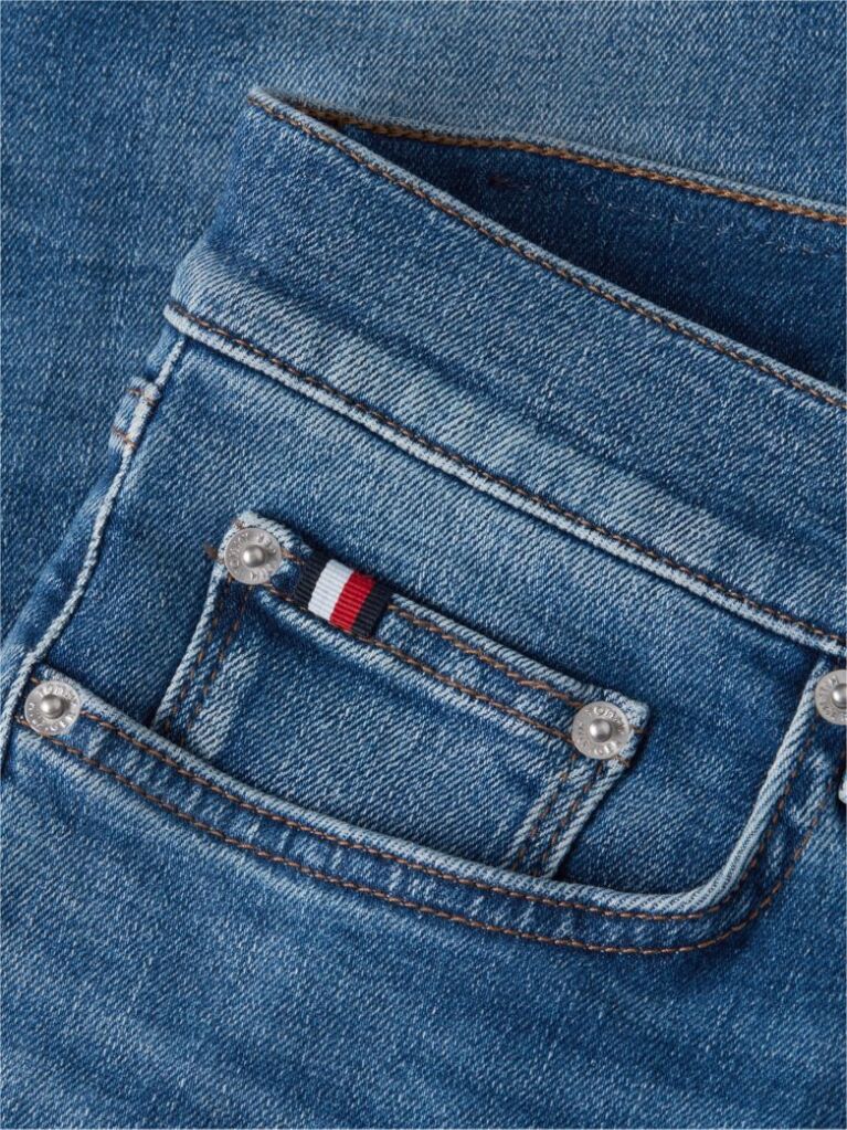 Blue Blugi Bleeker Cu Croiala Slim  Barbati