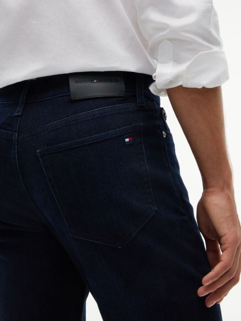 Blue Blugi Denton Cu Croiala Slim Si Dreapta  Barbati