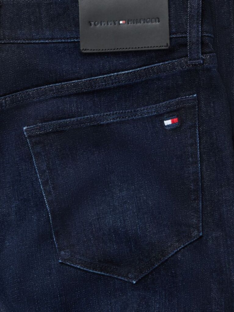 Blue Blugi Denton Cu Croiala Slim Si Dreapta  Barbati
