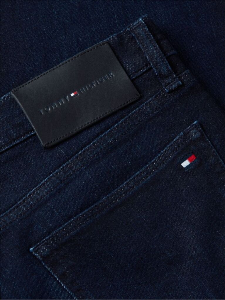 Blue Blugi Denton Cu Croiala Slim Si Dreapta  Barbati