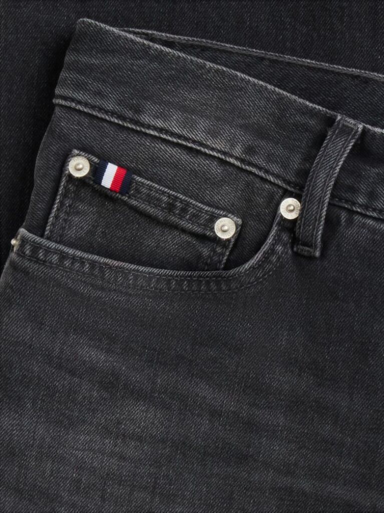 Gri Blugi Denton Cu Croiala Slim Si Dreapta  Barbati