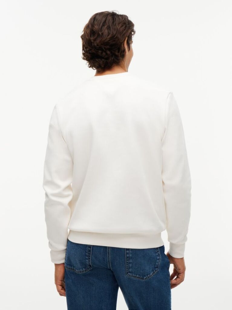 Beige Logo Intechno Knit Sweatshirt  Men