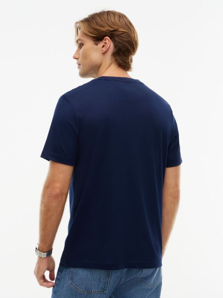 Blue Crest T-Shirt Din Bumbac Cu Buzunar  Barbati
