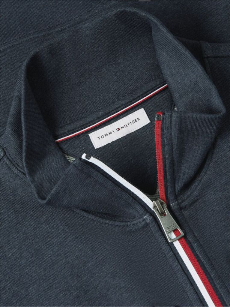 Blue Global Stripe Terry Track Jacket  Men