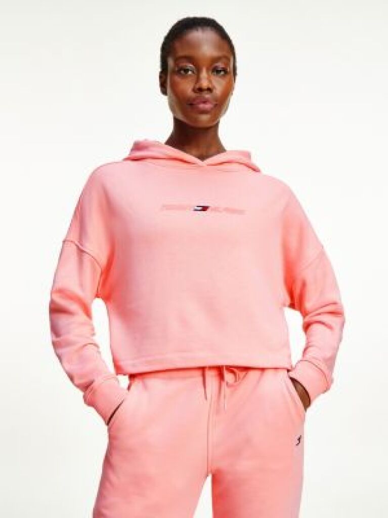 Roz Hanorac Sport Graphic  Femei