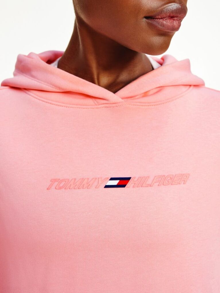 Roz Hanorac Sport Graphic  Femei
