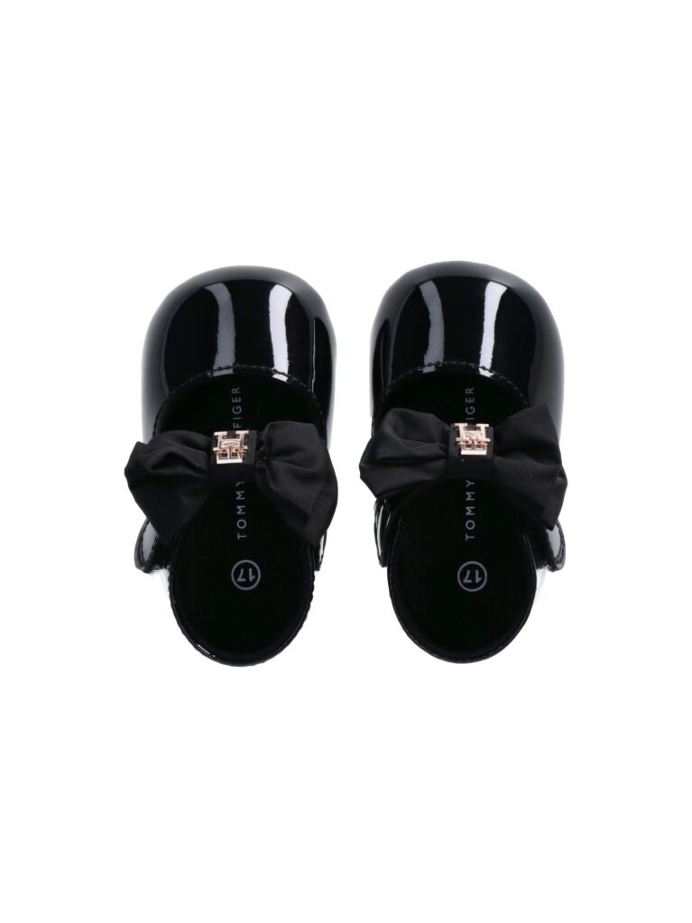 Black Velcro Ballerina  Girls