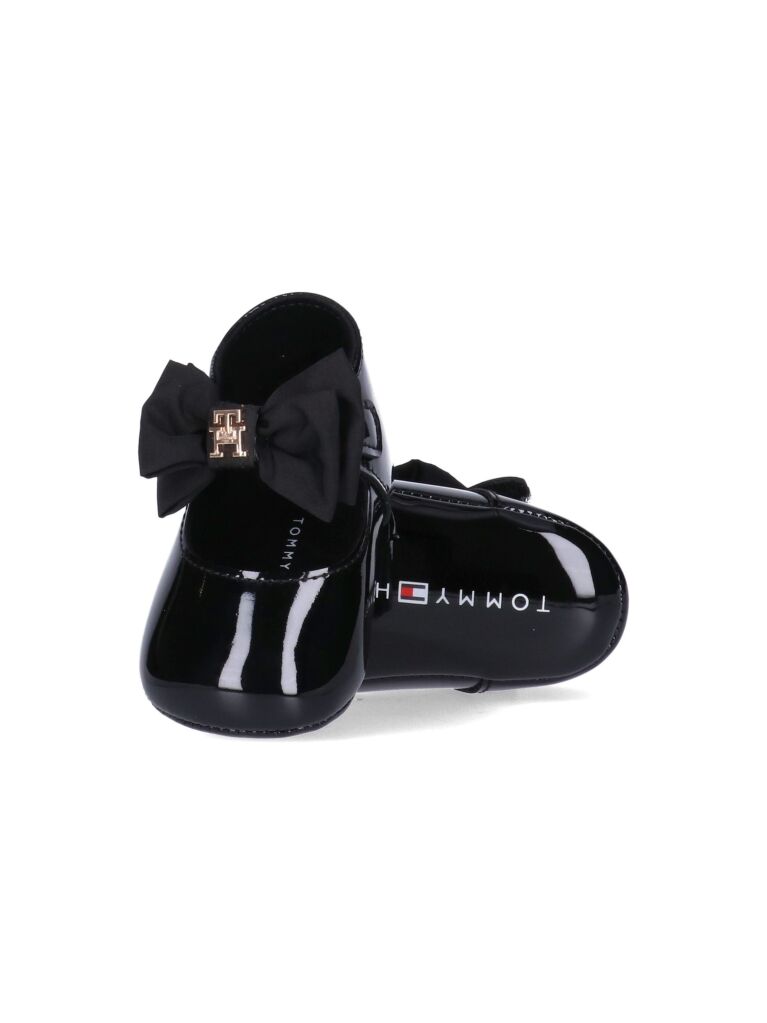 Black Velcro Ballerina  Girls