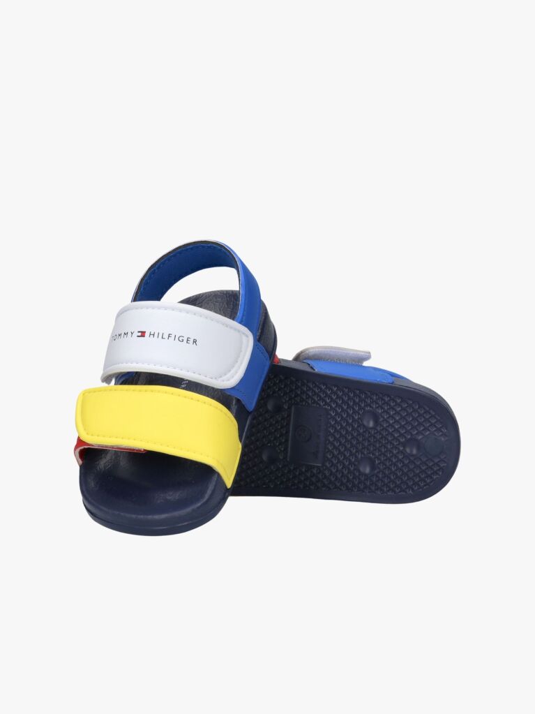 Multi Sandale Cu Logo Si Sistem Hook And Loop  Copii unisex