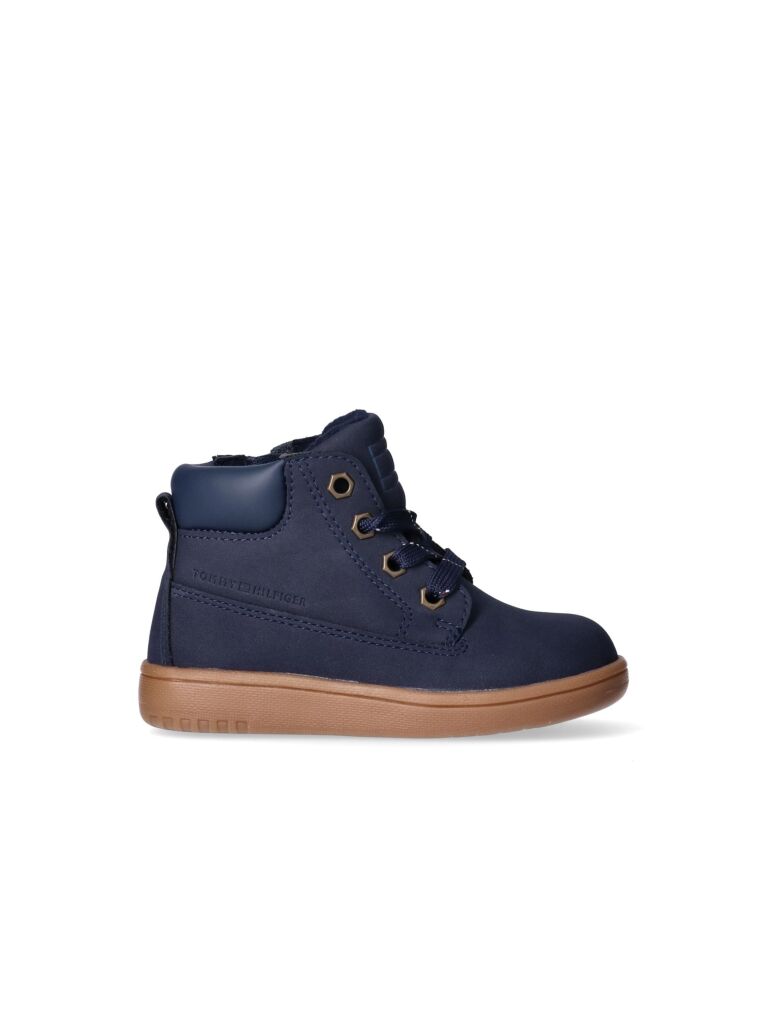 Blue Cizme Cu Sireturi  Copii unisex