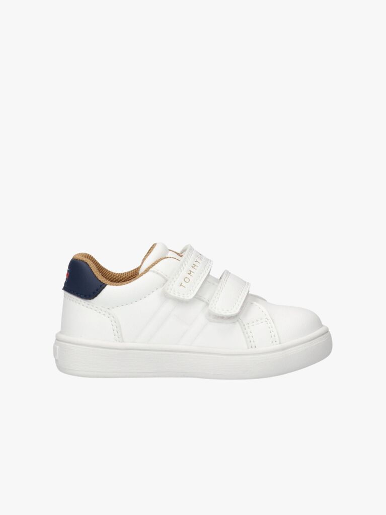 Alb Pantofi Sport Cu Prindere Reglabila Flag  Copii unisex