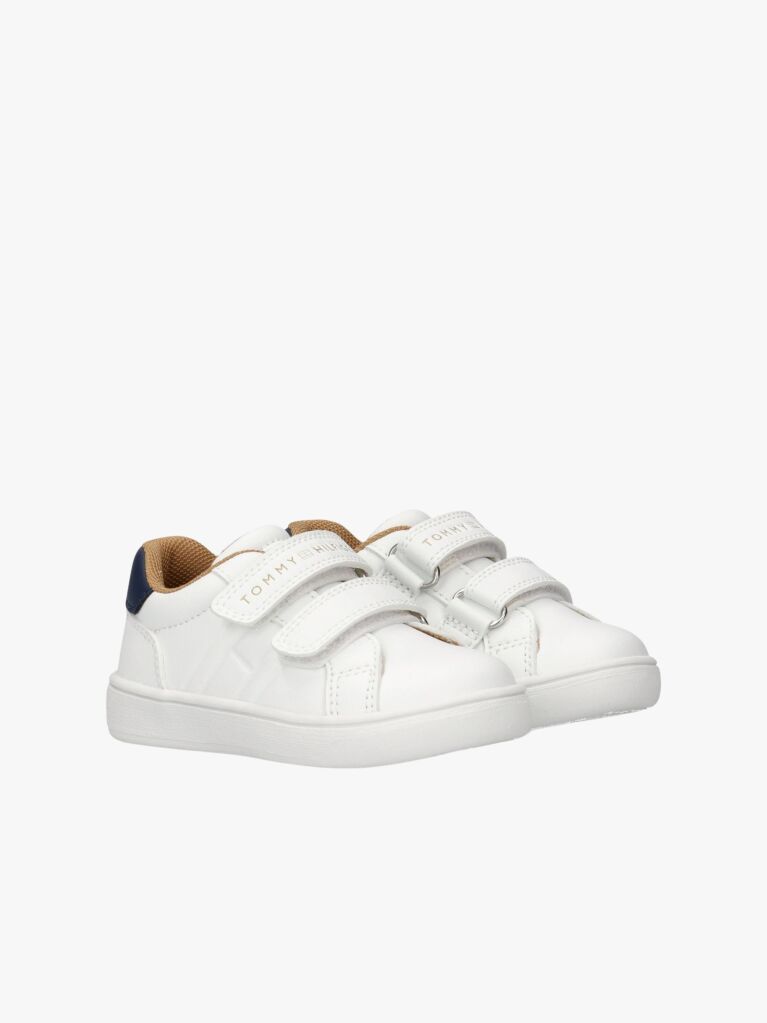 Alb Pantofi Sport Cu Prindere Reglabila Flag  Copii unisex