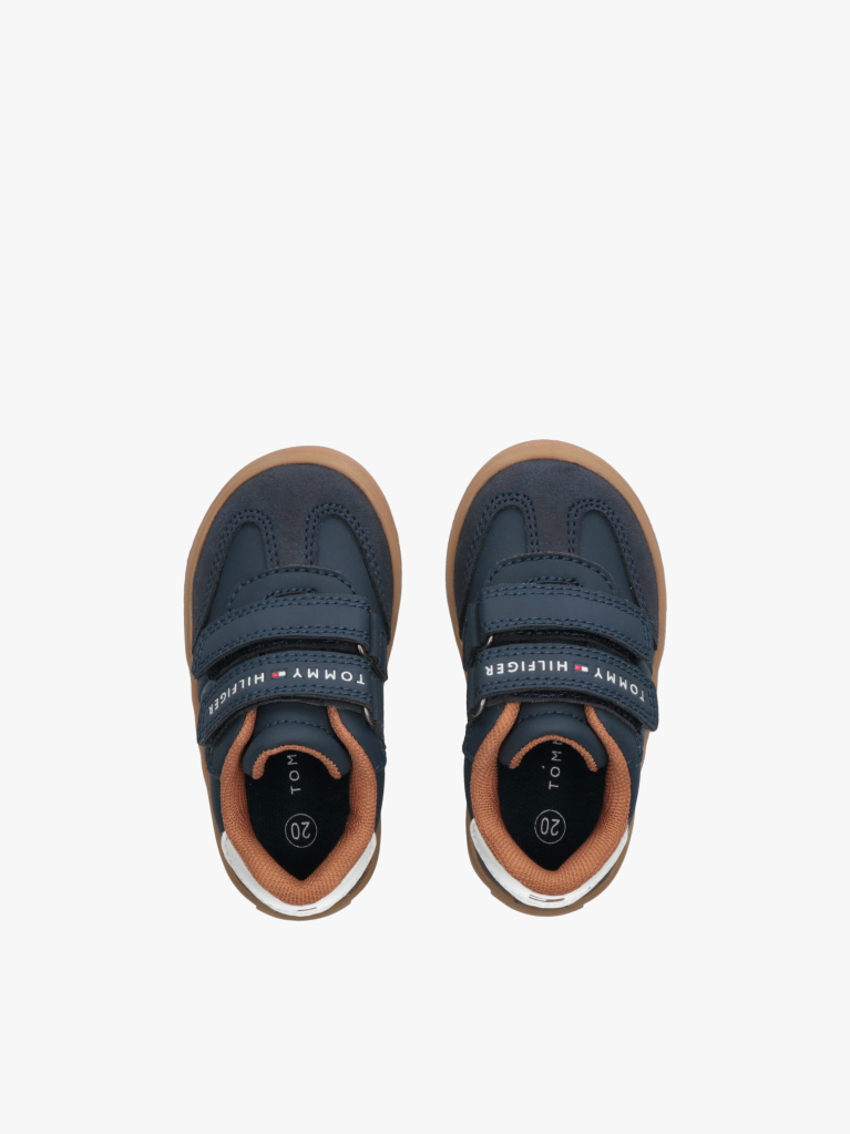 Blue Flag Low Cut Velcro Sneakers  Kids Unisex