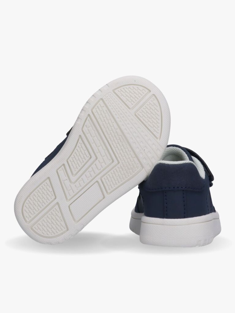 Blue Low Cut Velcro Sneakers  Kids Unisex