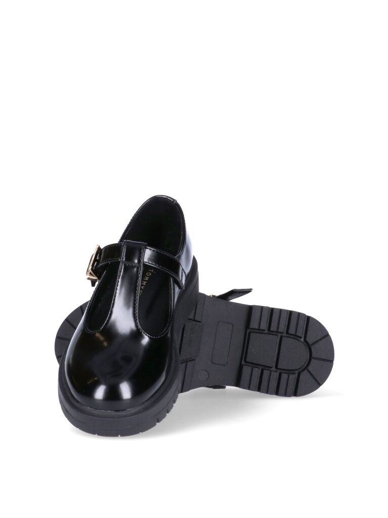 Negru Pantofi Low Cut Cu Toc In Stil Block  Fete