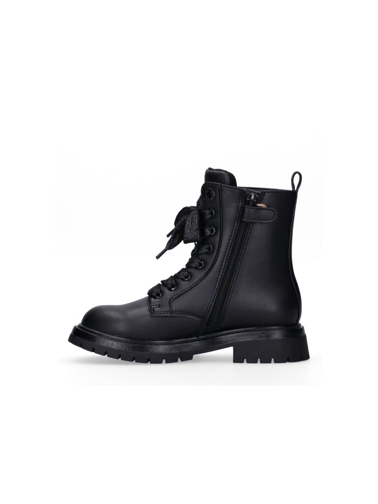 Black Lace-Up Ankle Boots  Girls