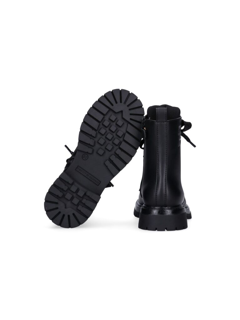 Black Lace-Up Ankle Boots  Girls