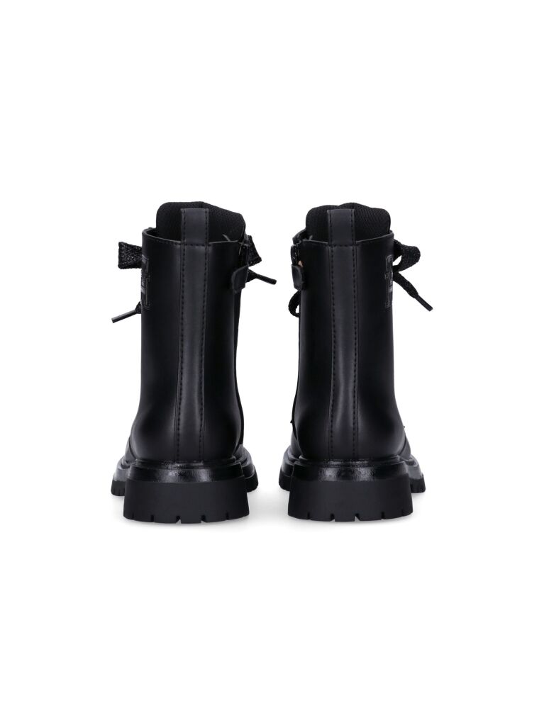 Black Lace-Up Ankle Boots  Girls