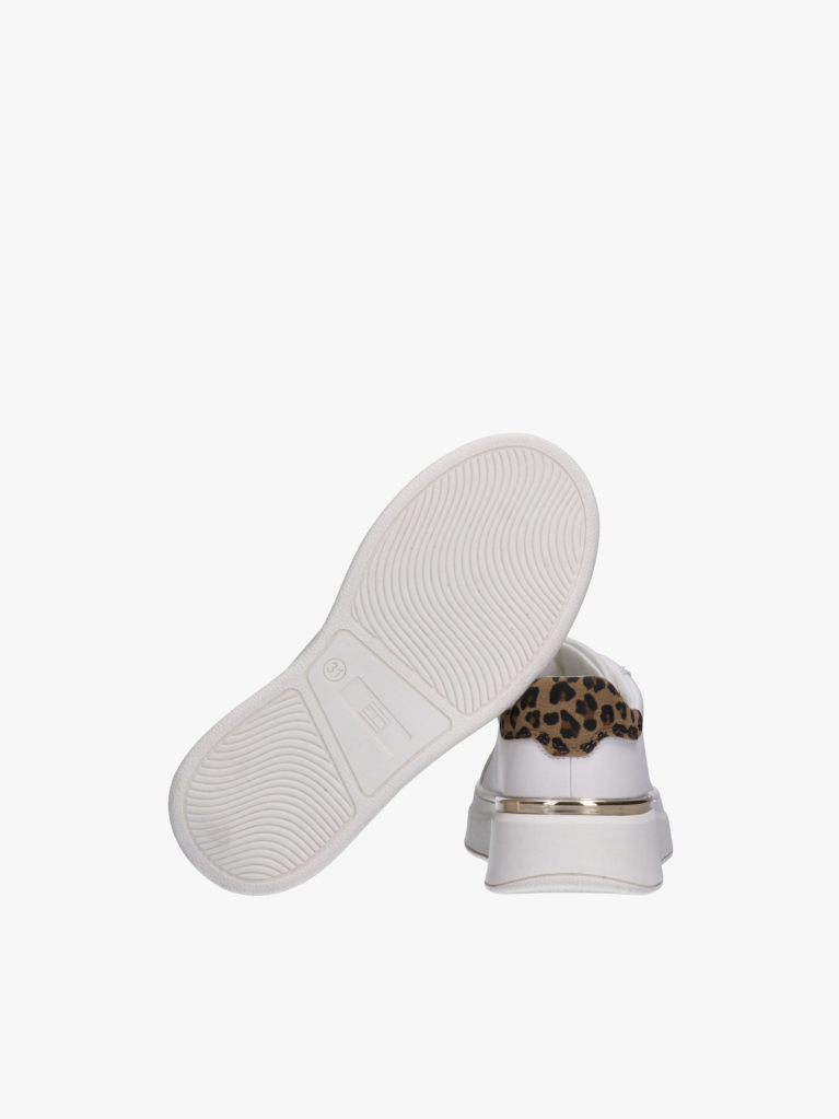 Alb Sneakers Cu Siret  Fete