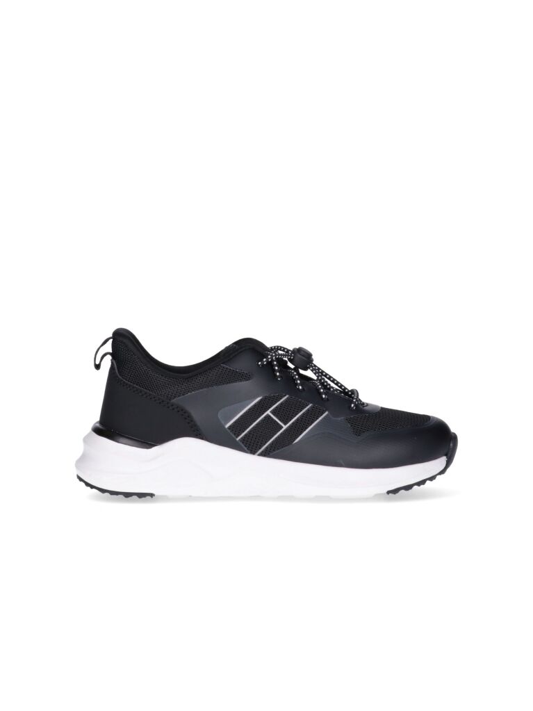 Negru Sneakers Cu Sireturi Low Cut  Copii unisex