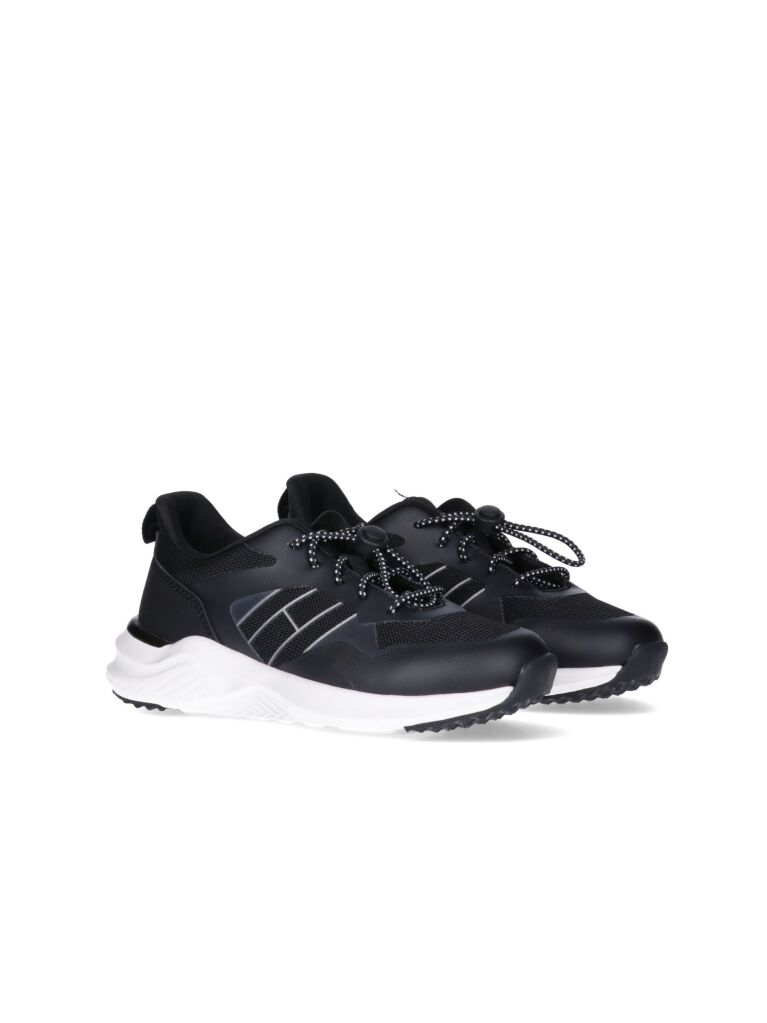 Negru Sneakers Cu Sireturi Low Cut  Copii unisex