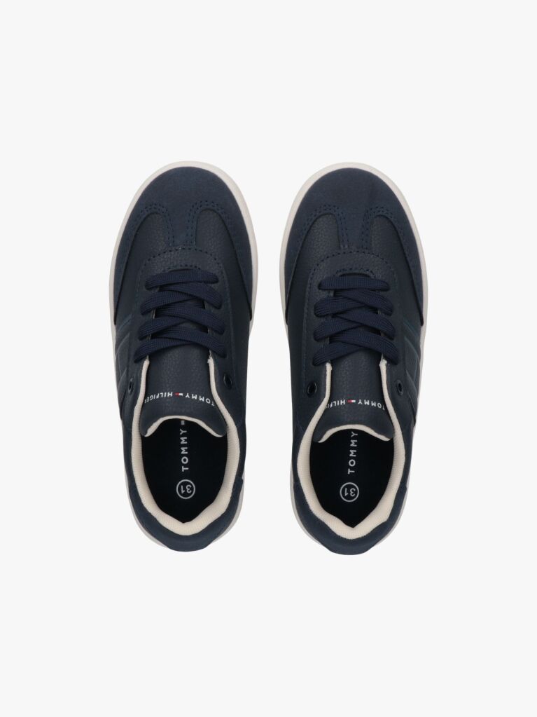 Blue Sneakers Tonal Cu Steag  Copii unisex
