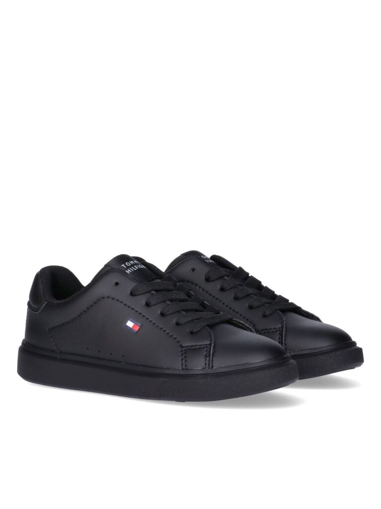 Negru Adidasi Cu Steag  Copii unisex