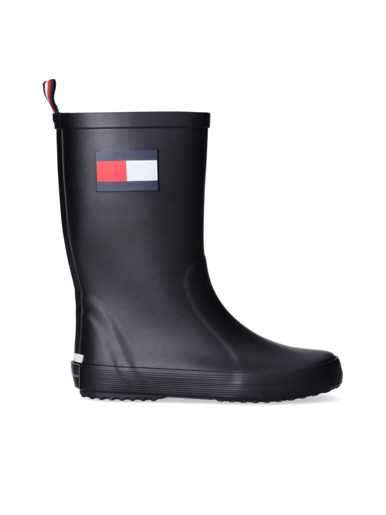 Black Rain Boots  Kids Unisex