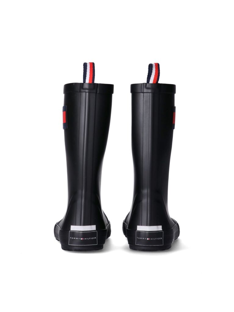 Black Rain Boots  Kids Unisex