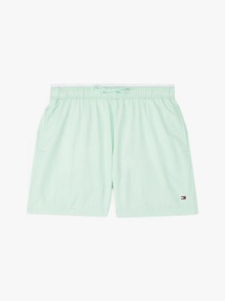 Verde Pantaloni Scurti De Baie Essential Cu Steag Brodat  Baieti