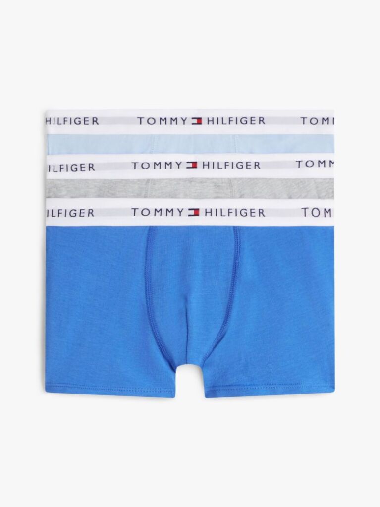 Multi 3-Pack Logo Waistband Trunks  Boys